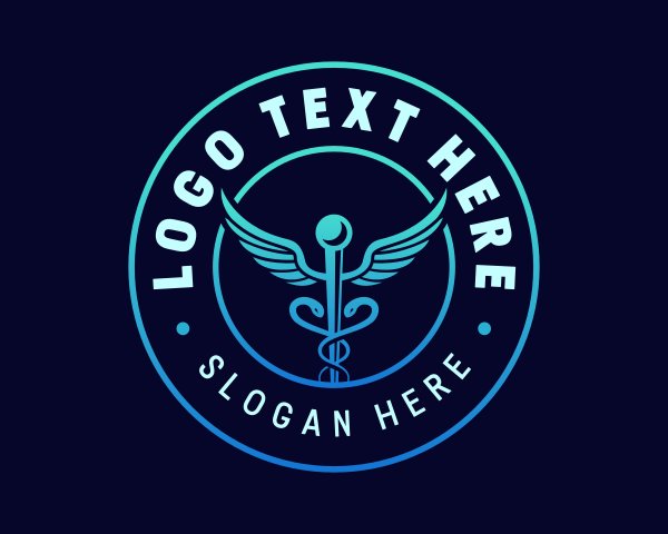 Medical Caduceus Emblem